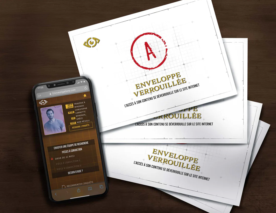 Enveloppes verrouillées au début de la partie